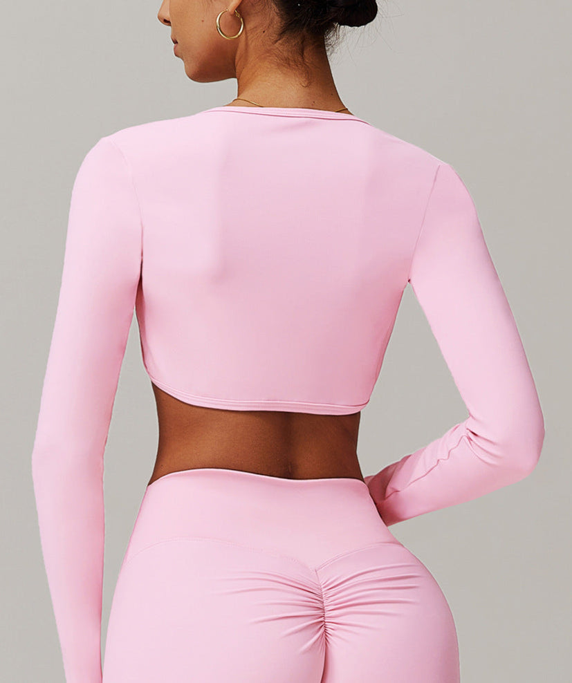 Sleeve Crop Top