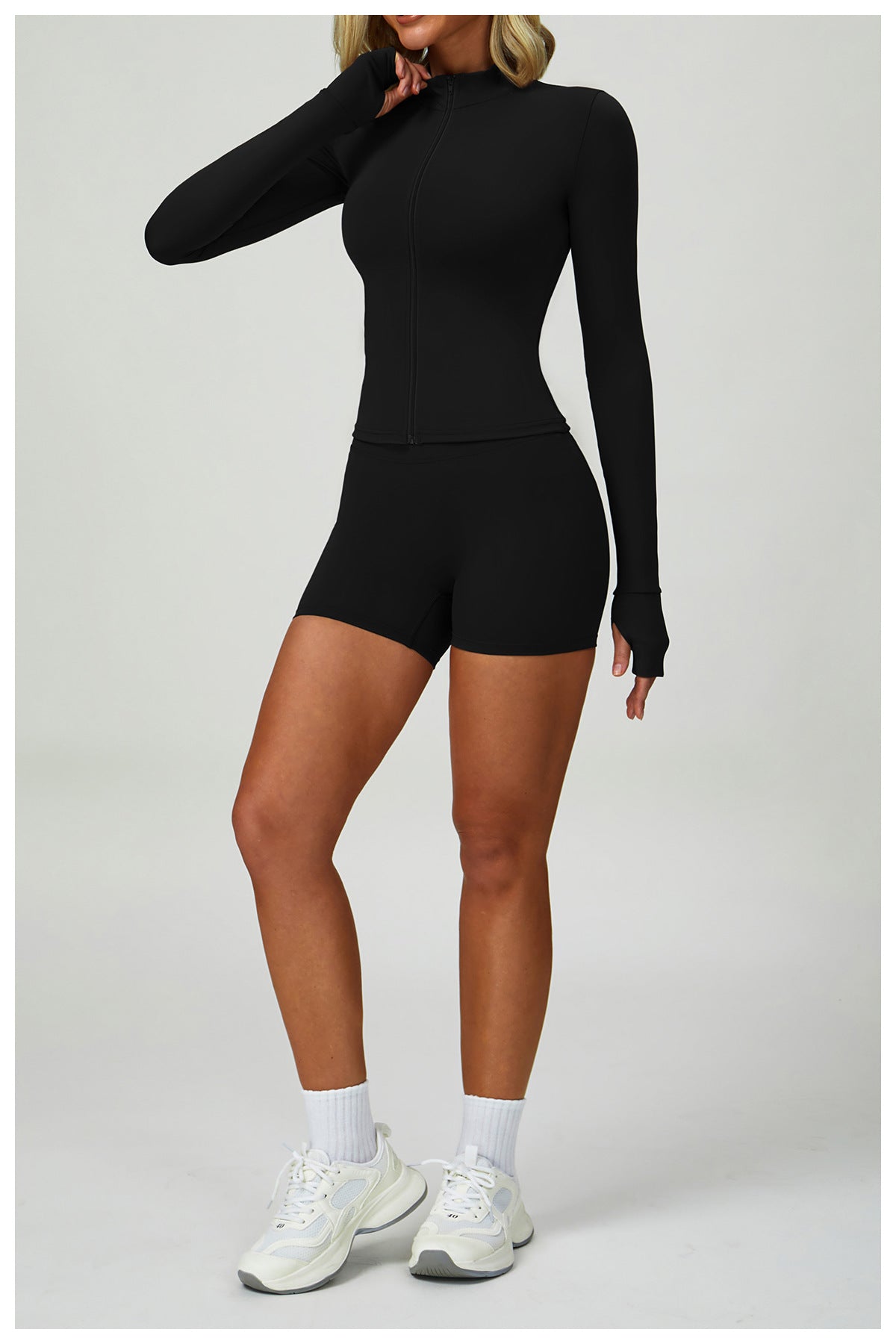 Sculpt Zip Long Sleeve