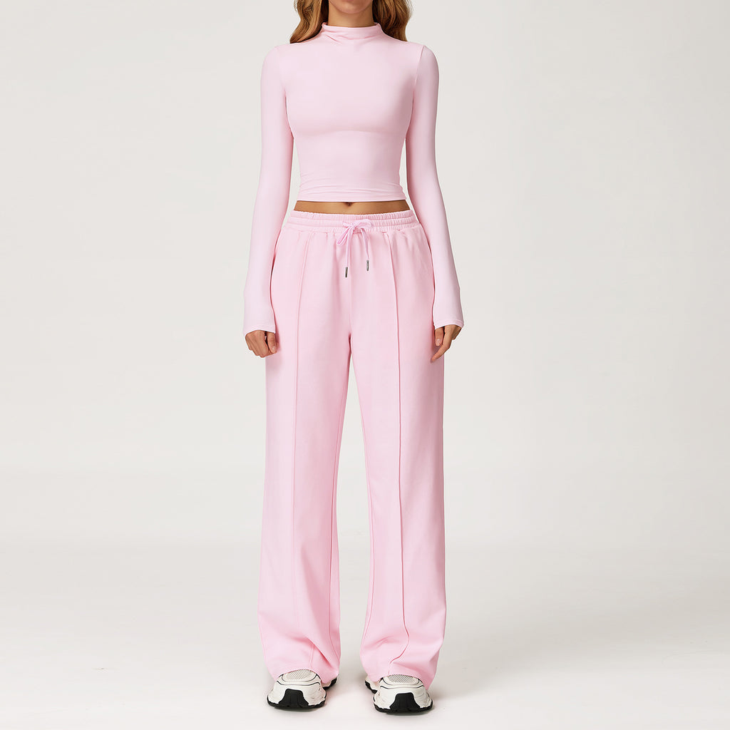 Straight-leg sweatpants