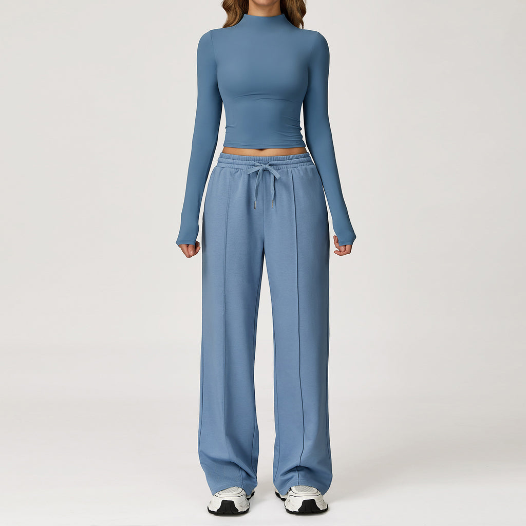 Straight-leg sweatpants