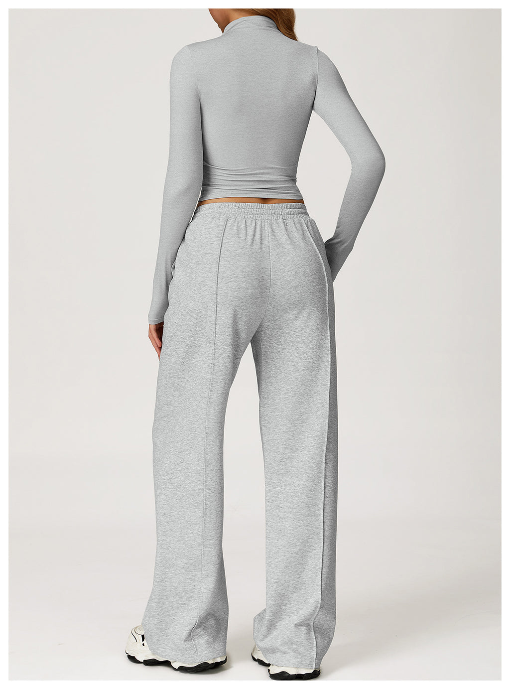 Straight-leg sweatpants