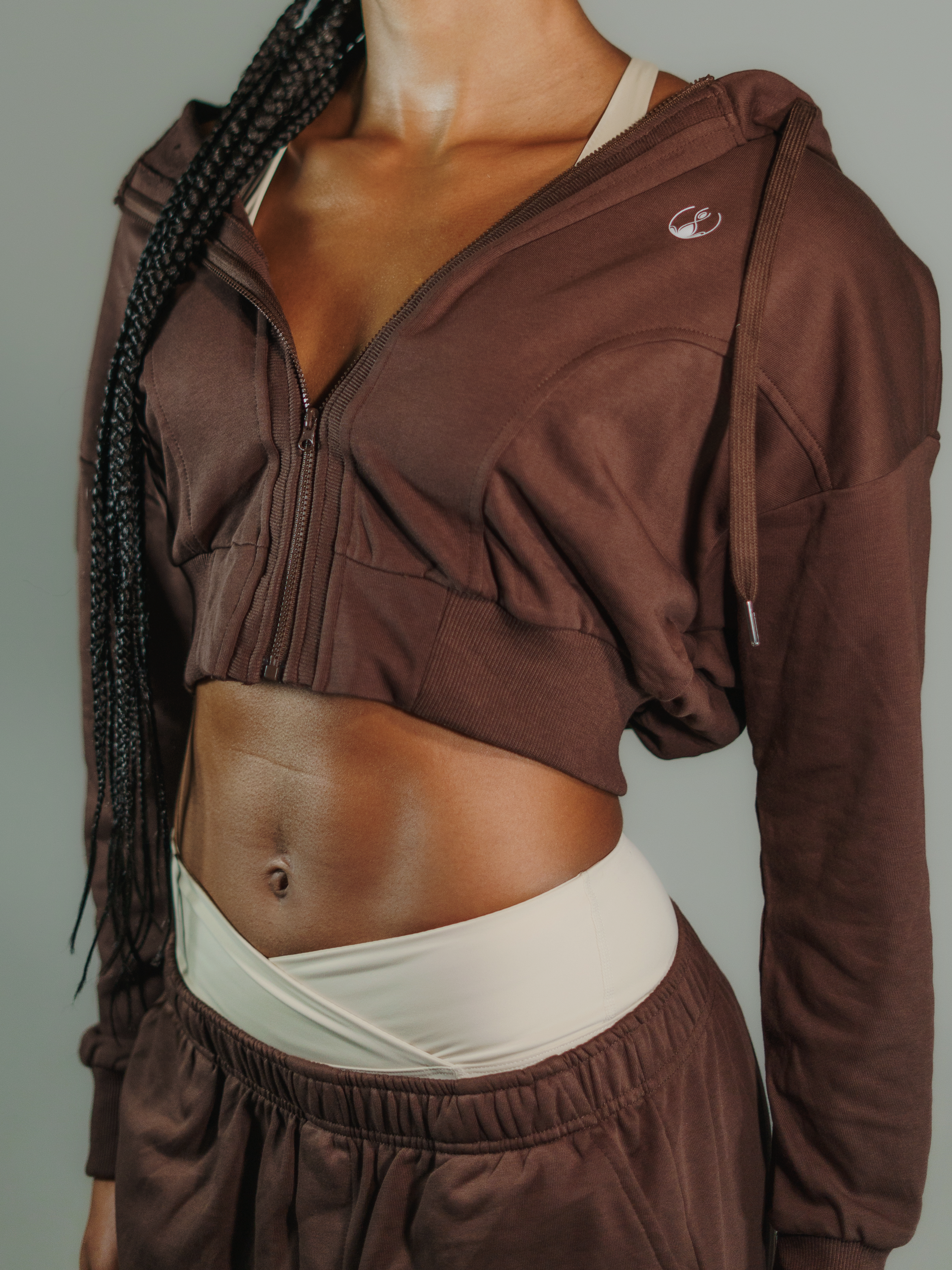 Awaken Zip-up( cropped hoodie)