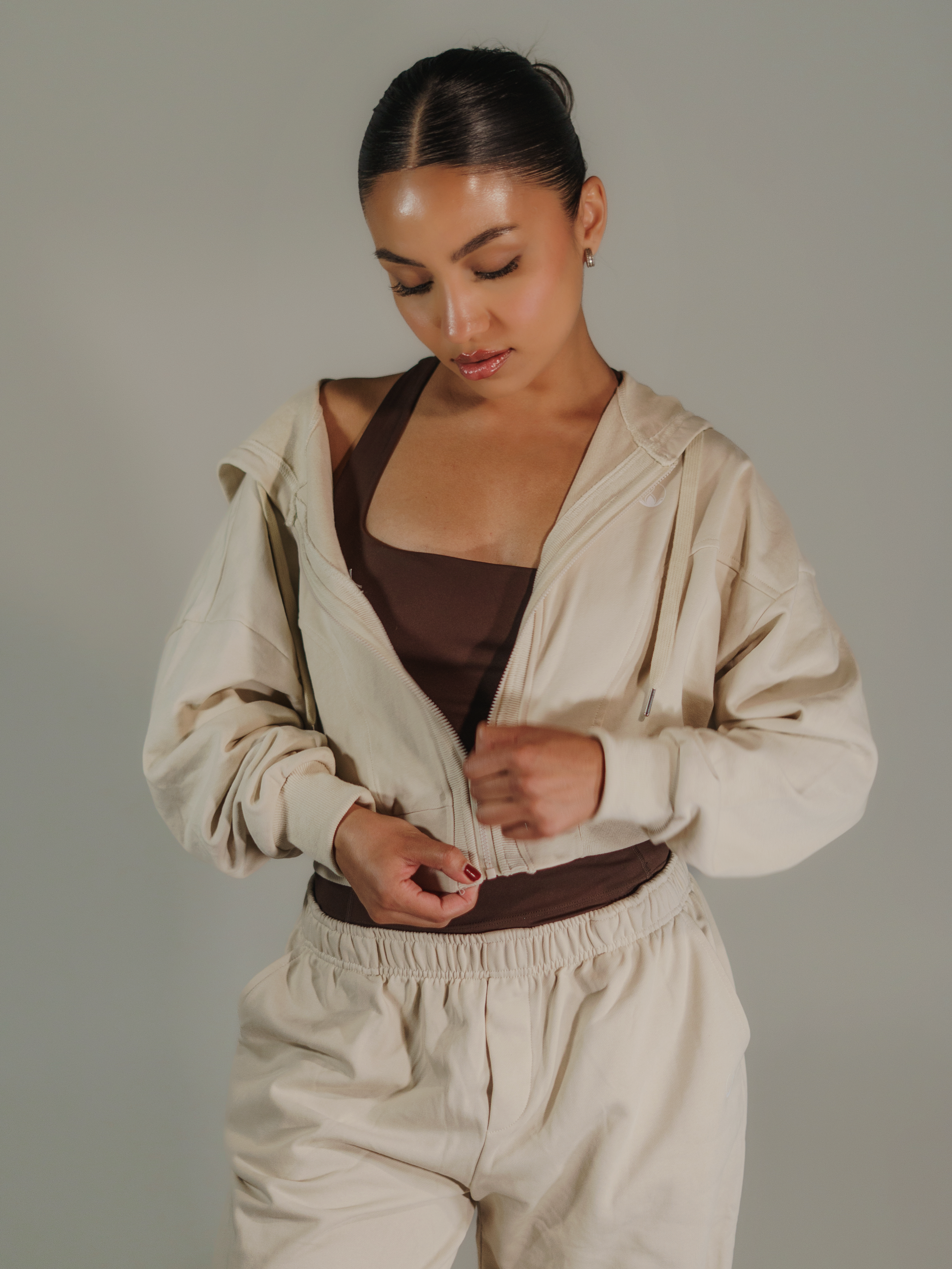 Awaken Zip-up( cropped hoodie)