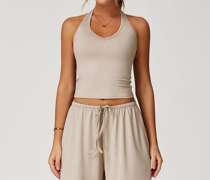 T-back Halter Top