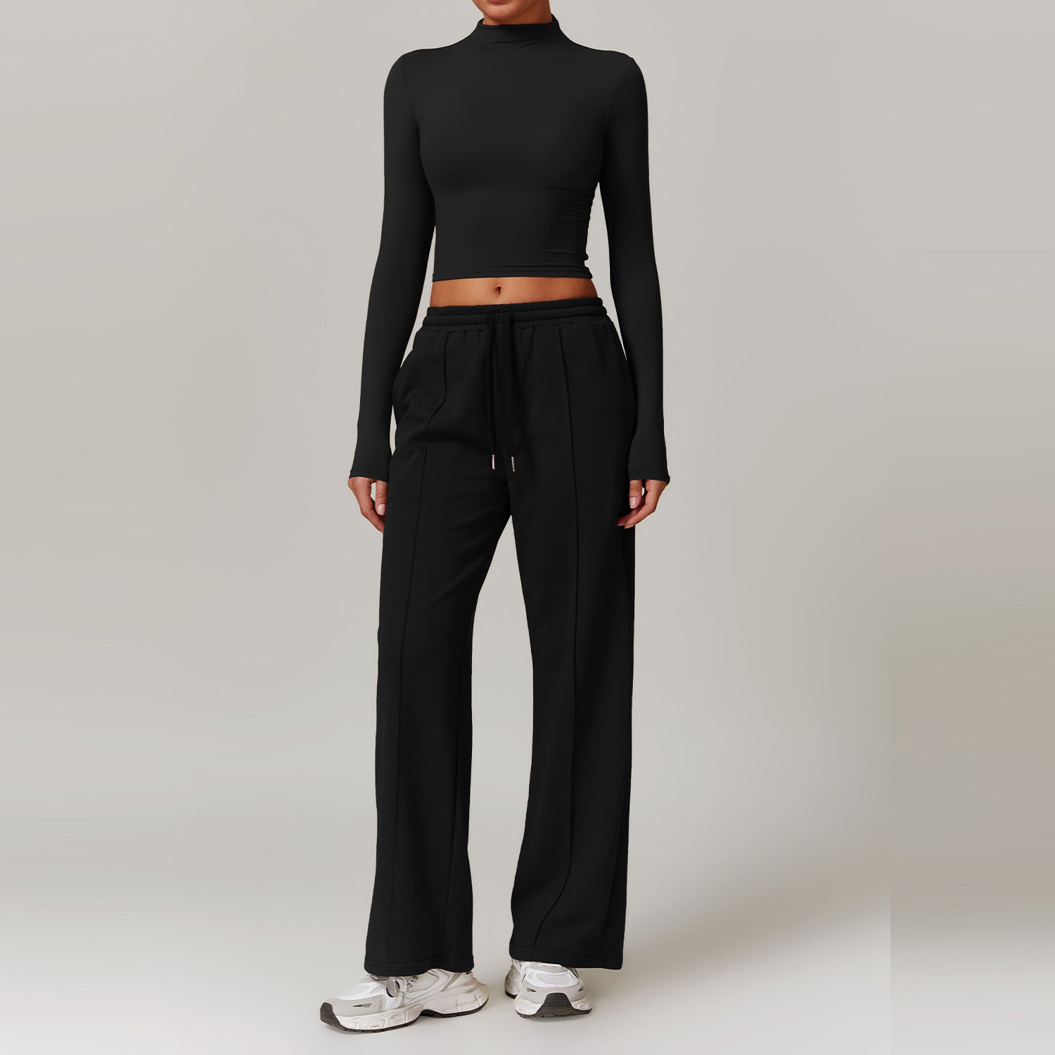 Straight-leg sweatpants