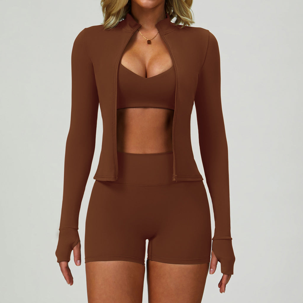 Sculpt Zip Long Sleeve