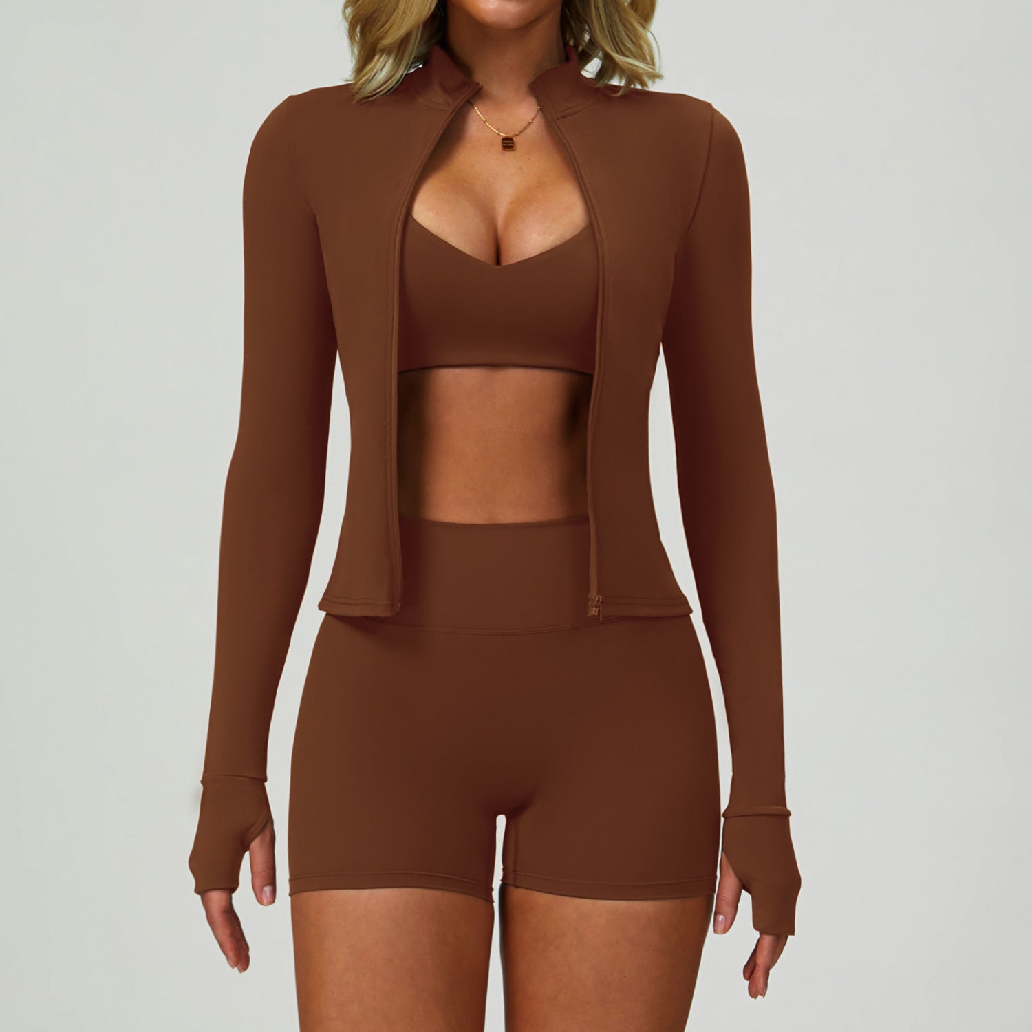 Sculpt Zip Long Sleeve